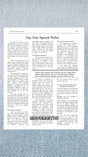 Before smartphones and the web, a group of counterculture technologists started Community Memory—a kind of precursor to social media, in Berkeley, California. This digital bulletin board allowed people to read messages on discussion boards ranging from politics to services for free, while charging 25 cents to write a message. Imagery credits: Cindy Charles, Community Memory Project, Kathleen Maciuszko, Lee Felsenstein, Mark Richards, Sandy Emerson, Disabled Students Program photograph collection