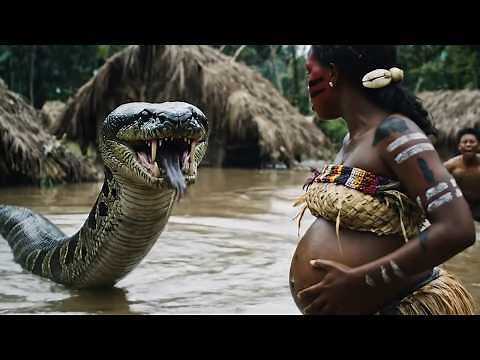 Deadly Encounter in the Amazon | Pregnant Tribe Woman Escapes Giant Snake