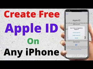How to Create An Apple ID on iPhone || iPhone 7, 8 Plus , iPhone X, XR , iPhone 11 , 12 , 13 Pro Max