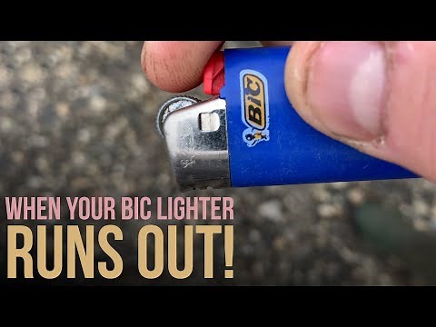 When Your Bic Lighter Runs Out