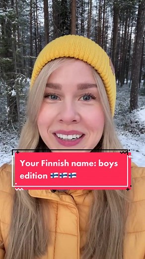 Discover Your Finnish Name with This Boys Edition!