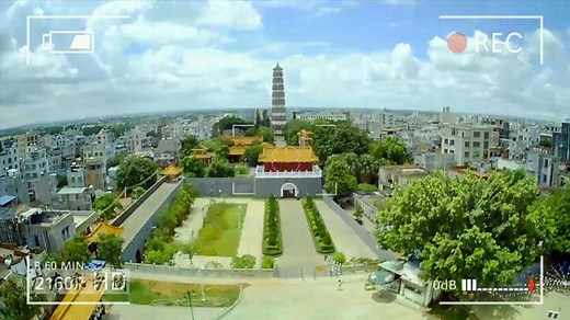 航拍：雷州市著名文化景点合集，一座浓厚历史底蕴的城市海康