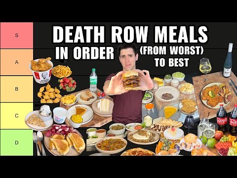 Ranking EVERY Death Row Meal | FULL TIER LIST