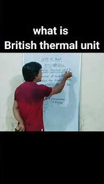 British thermal unit ||what is british thermal unit || unit of heat || BTU ||Btu ||