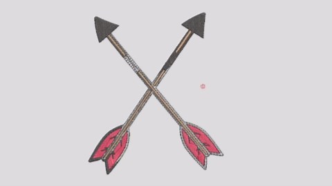 Arrow Embroidery Set - Vintage Arrow Machine Embroidery - Feather Arrow Stitch Pattern - 27 Designs 6 Sizes - Etsy