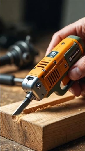 Tiny Tool, BIG Power! Mini Electric Chisel in Action 😱 #shorts #viral