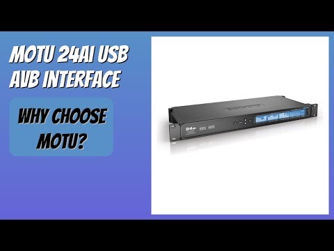REVIEW (2026): MOTU 24Ai USB AVB Interface. Features
