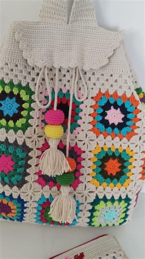 Two-piece set with backpack and small bag ✅ I shared how to make it on my channel ✅