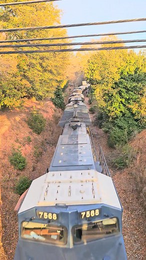 Monday, 11/24/25, 4:40pm CSXT train i188, sb, Charlotte Intermodal Terminal Yard, NC to San Bernardino Intermodal Terminal Yard, CA... a healthy sized train! | Waxhaw Railroading