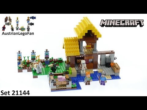 Lego Minecraft 21144 The Farm Cottage - Lego Speed Build Review