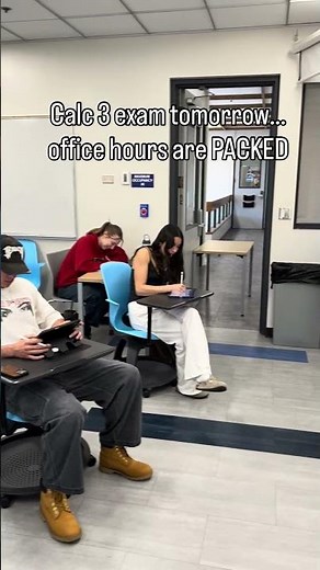 Calc 3 Exam Tomorrow… So Office Hours Turned Into a Full Math Lab