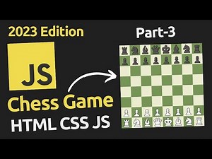 Create Chess with HTML, CSS & Javascript | Part-3 | Javascript Project Tutorial in hindi #javascript