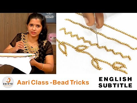 aari work for beginners in tamil | aari online class 2 | aari bead work basic stitches in tamil #348