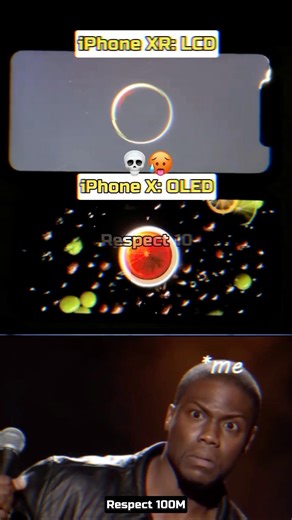 iPhone X vs iPhone XR Display quality test #trending #foryou #shorts_feed #camara #samsung #smart