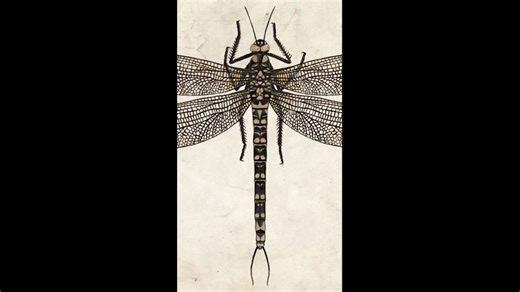 Meganeura - the prehistoric dragonfly with a two-foot wingspan
