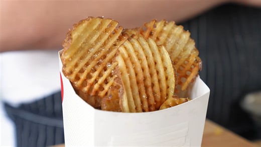 Making Chick-fil-A waffle fries at home