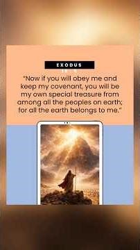 BIBLE VERSE OF THE DAY - EXODUS 19:1-25 (NLT)