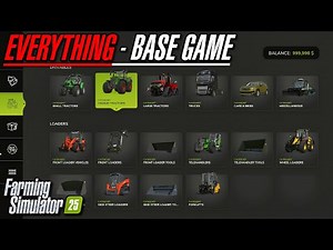 FS25 - All Base Game Vehicles & Equipment - Farming Simulator 25