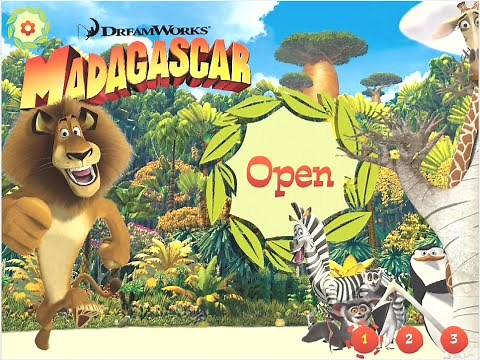 Madagascar - Story Book on Ipad