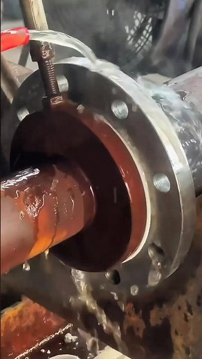 Steel lined PTFE pipeFlanging process