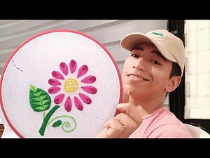 embroidery flower so easy 💐