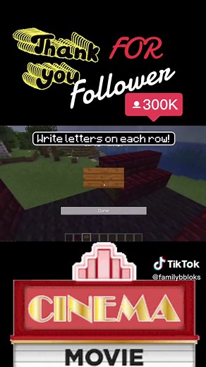 Minecraft Movie Theater Build Tutorial
