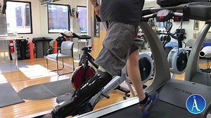2.6K views · 146 reactions | Rashid testing his new leg and rigid cover on our treadmill (with slo-mo effect and cool Six Million Dollar Man theme song)! #astepahead #prosthetics #running #treadmill | A Step Ahead Prosthetics | Facebook