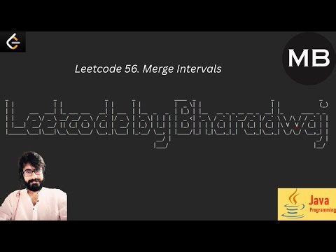170. Leetcode 56. Merge Intervals : JAVA