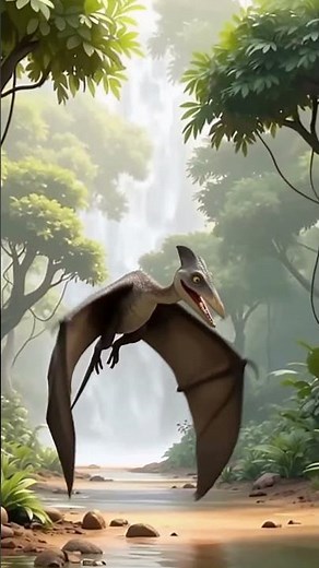 El Pterodáctilos Vuela. Crónicas del Reino Animal. #pterodactyl #pterosaurus #prehistoria #dinosaur