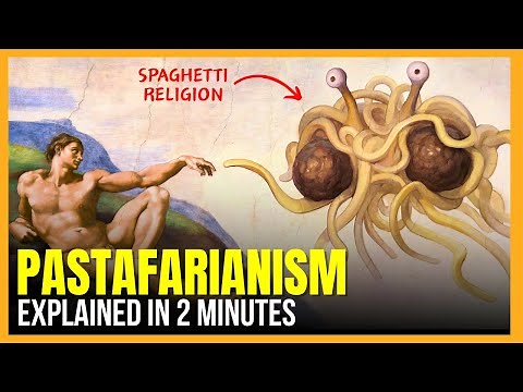Flying Spaghetti Monster CHURCH Explained in 2 Minutes