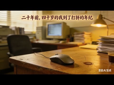 Twenty years ago, I was in my forties, the age when I needed to start working hard.