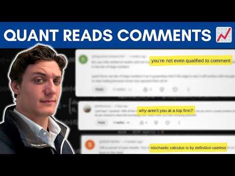 Quant Responds to and Corrects YouTube Comments
