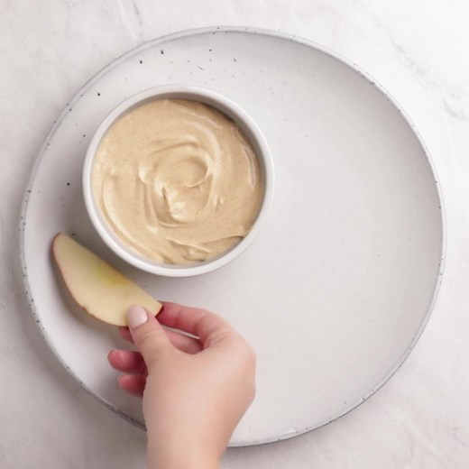 Whip up this easy peanut butter dip in a couple minutes with simple everyday ingredients including peanut butter, greek yogurt & honey; perfect with apples! https://feelgoodfoodie.net/recipe/3-ingredient-peanut-butter-yogurt-dip/ | Feel Good Foodie