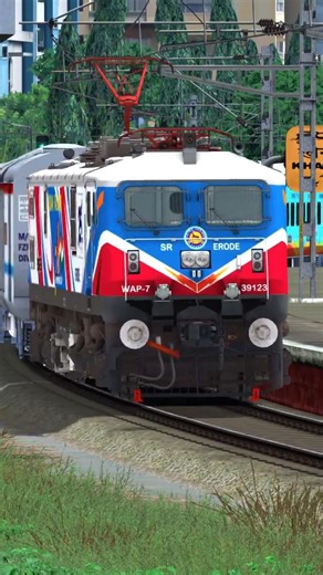 TRAIN CROSSING HIGH SPEED IN STATION | NTG GAMING #trainsimulator #indianrailways #trainsim #ts2022