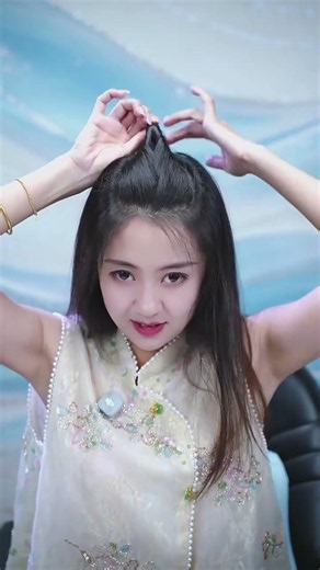 ✨ Easy Fishbone Braid Hairstyle Tutorial 🐟 | Cute Half Up Hairstyle | Korean Hair Style #Shorts