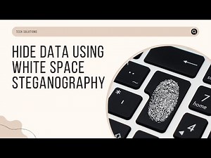 Hide Data Using White Space Steganography