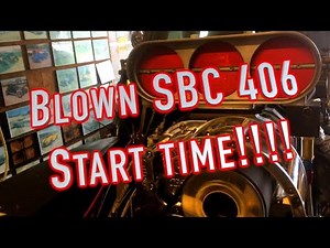 Blown SBC First Start | 8-71 Blower MFI on Methanol