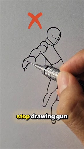 drawmg on Instagram: "How to draw gun #drawing #anime #animeart #art #pencilart #sketch #tutorial"