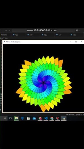 Learn Python Turtle Graphics with This Cool Trick! #shorts