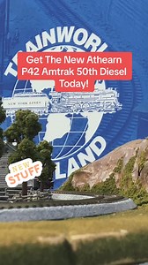 6.6K views · 172 reactions | Order the new Athearn Ho Scale Amtrak P42 50th Anniversary locomotive today! Order yours at TrainWorld.com! #athearntrains #hoscale #amtrak #p42 #train #toytrain #toytrains #trainworld #trainland #modeltrains #trains #trainstagram #modeltrain #railroad #railroads #trainphotography #trainstation #trains #railway #railfan #trainspotting #tracks | TrainWorld.com | Facebook
