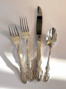 Vintage Silverplate Flatware, Reed and Barton ENGLISH CROWN Full Service for 8 - Etsy