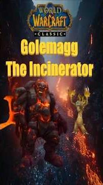 Golemagg the Incinerator - Molten Core Raid Resto Druid POV - Wow classic #wowclassic #wow #shorts