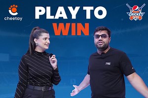 Cheetay's got your cricket cravings covered 🍟🏏 Lock responses, order your favourites, & win amazing rewards, including the iPhone 15 Pro Max 📱📺 💸 #ducky #duckybhai #cricketlover #CricketMania #cricketworldcup #AmazingRewards #Predictions #iPhone15Pro #fridge #cash #grocery #food #pharma #lahore #islamabad #rawalpindi #cmore #cheetay | Cheetay
