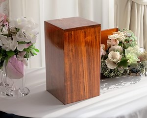 Handcrafted Rosewood Urn Box: Elegant Minimalist Memorial - Etsy