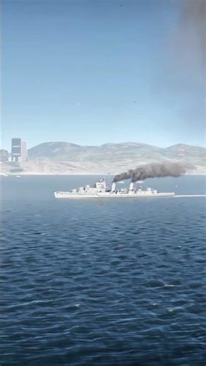 Warship Protection System Engaged at Sea