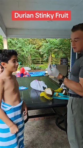 Dr.Alo on Instagram: "Kids React: Stinkiest fruit in the world! #durian #smelly #stinky #smelly"