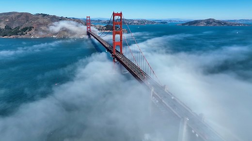 Golden Gate's Grandeur: Drone Views of San Francisco's Icon