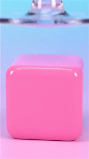 Soft Rubber Cube Compression — Ultra Satisfying Slow Motion ASMR Loop