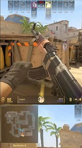 1v2 clutch k asite mirage #cs2 #shorts #clips