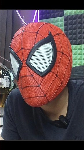 3d Printed Spiderman textured Helmet mask #3dprinting #spiderman